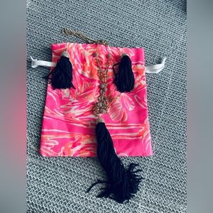 Lily Pulitzer necklace and earrings